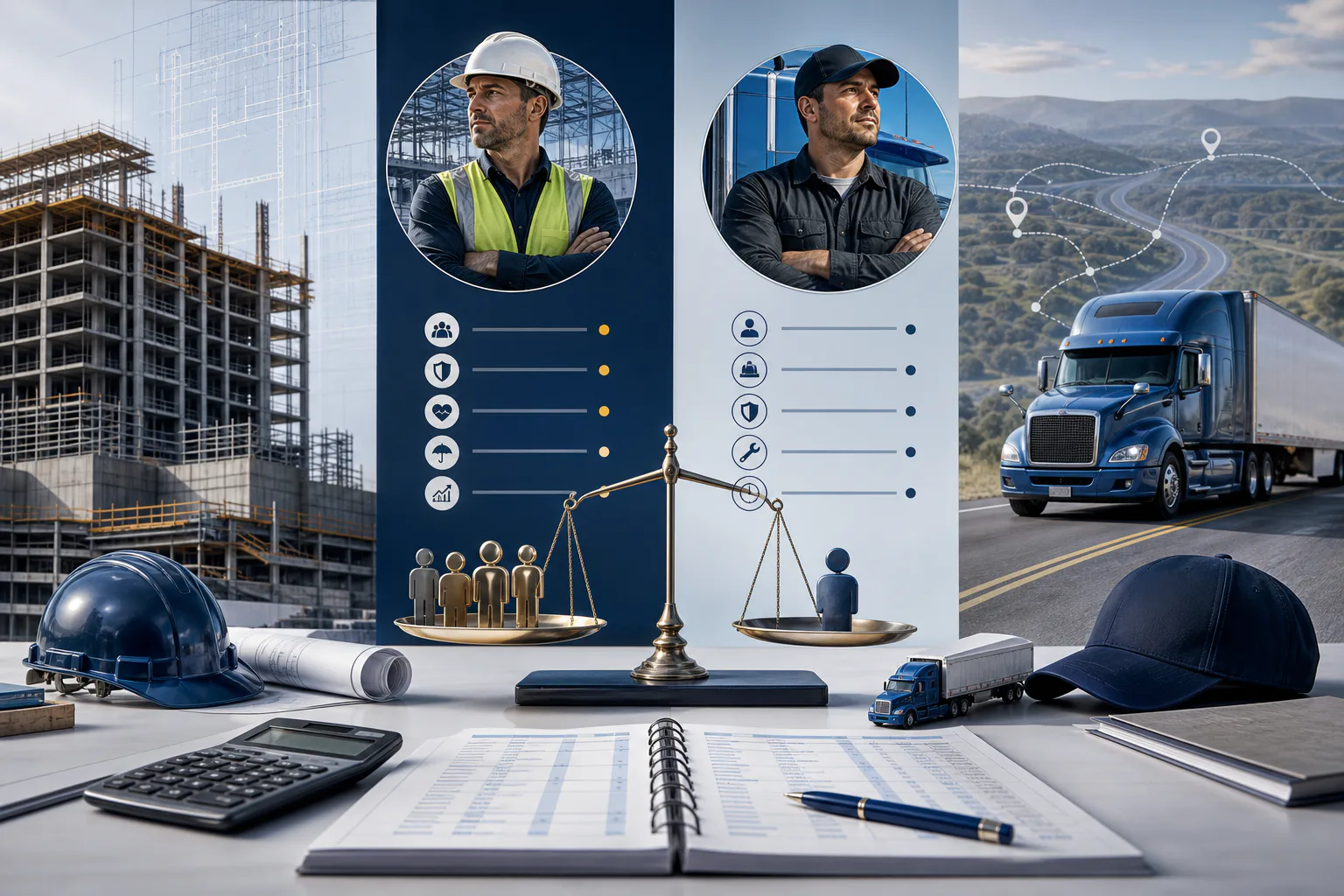 1099 vs. W-2 for Construction and Trucking: True Hiring Cost