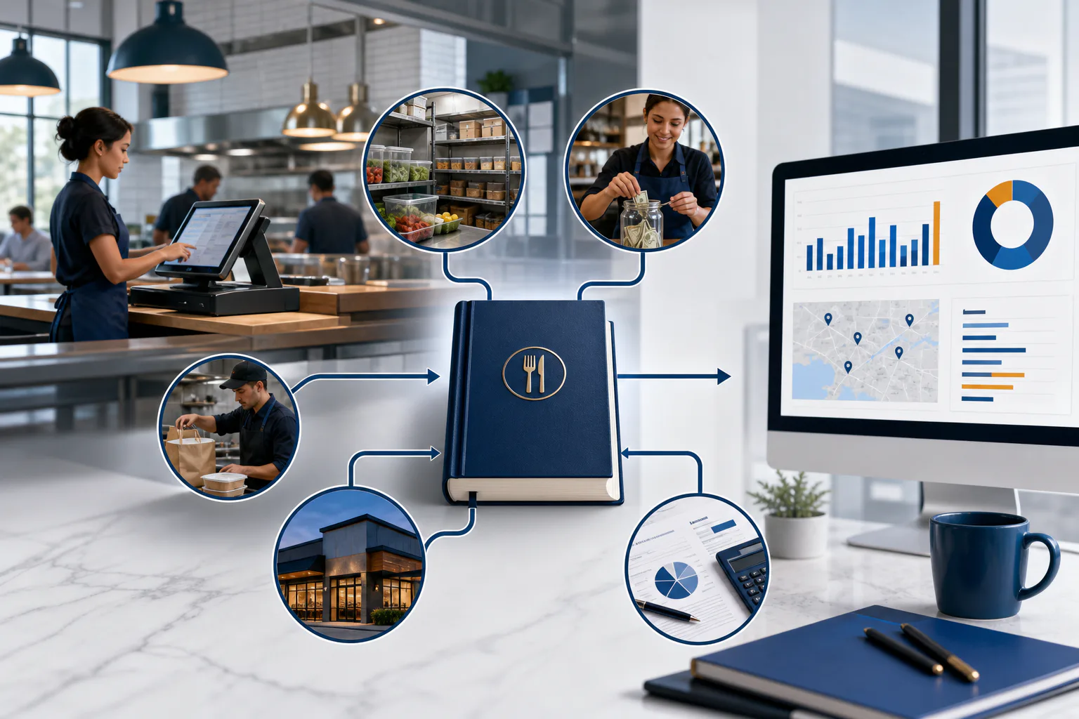 Restaurant Bookkeeping: COGS, Payroll, Tips, Sales Tax, Location P&L